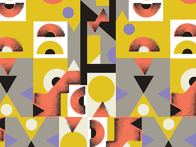 Stacked Snippet geometric label pattern primary