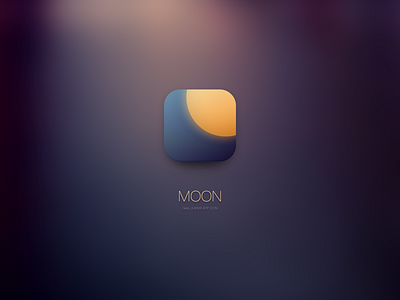 app icon - MOON app icon daily ui icon moon