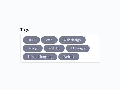 Tags design system tag tags web web design