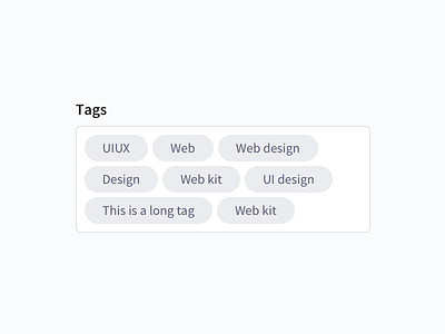 Tags - Lighter design system tag tags web web design