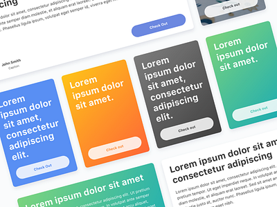 Grid List card design system grid list uiux web