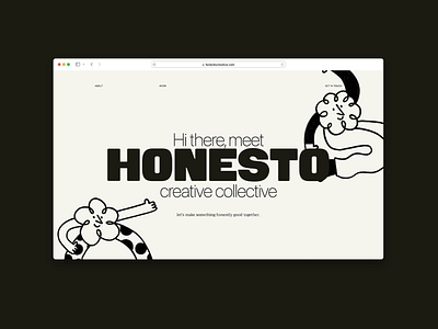 HONESTO website branding design graphic design illustration logo ui