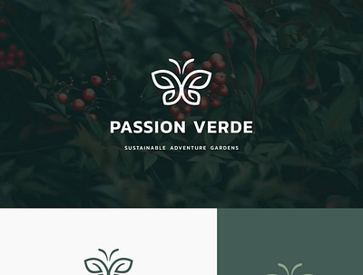 PASSION VERDE 3d branding design graphic design illustration logo logo design minimalist