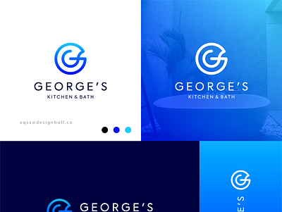 George's K&B branding design graphic design logo logo design minimalist