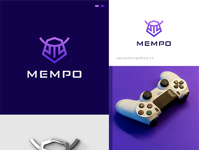 MEMPO 3d branding graphic design logo logo design minimalist