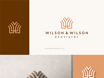 Wilson & Wilson Dentistry branding design graphic design logo logo design minimalist