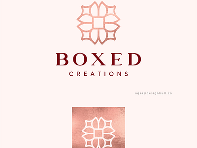 Boxed branding design graphic design logo logo design minimalist