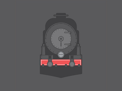 Trains: Steam 2d city design illustration illustrator photoshop rails simple trains