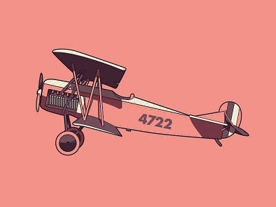 Old Plane 2d branding design fly illustration illustrator logo plane planes simple ui ux vector