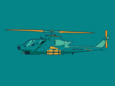 Weapons Helicopter 2d blade cool design fly helicopter illustration illustrator plane simple weapon