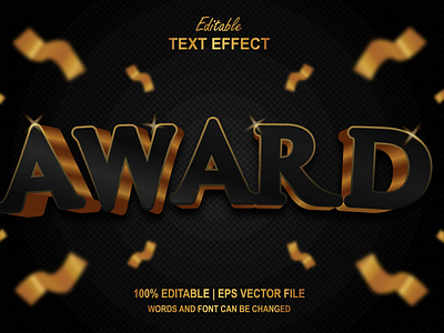 Award Luxury Text Effect