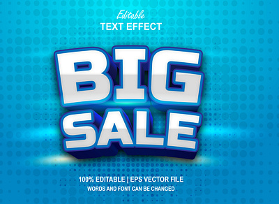 Big Sale Text Effect Style 3D 3d 3d mockup 3d text effect big sale black friday cyber monday discount flash sale font effect grand opening mockup online shopping promotion template text effect