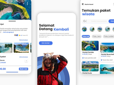 Summer time , time for us to go to the beach #mobile apps travel 3d animation bali desaingrafis dkv explorebali graphic design indonesia logo mobileapps motion graphics ui userinterface