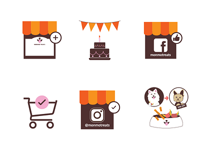 Rewards Icon Set for MONMO TREATS icon icon design icon set