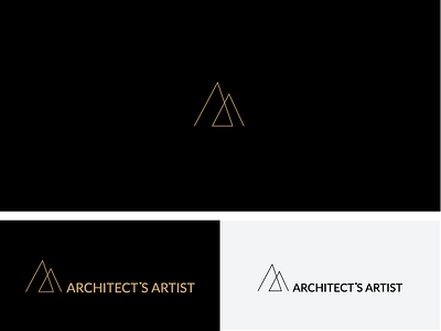 Architect's Artist Logo branding business card design identity design logo logo design