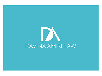 Davina Amiri Law Logo branding business card design identity design logo logo design