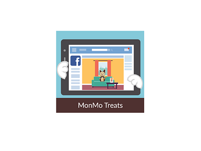 MONMO TREATS - Share your photo on Facebook facebook share marketing