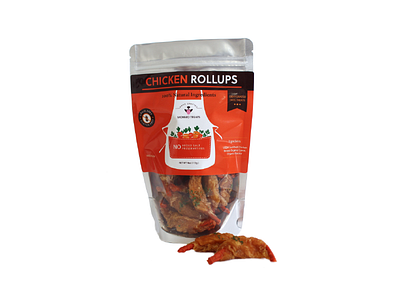 MONMO TREATS - Chicken Rollups design dog treats dogs package design product design treats