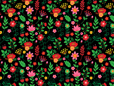 Floral Print designs, themes, templates and downloadable graphic elements  on Dribbble