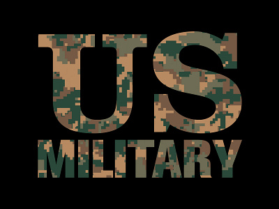 camouflage typography camouflage logo camouflage text design illustration logo