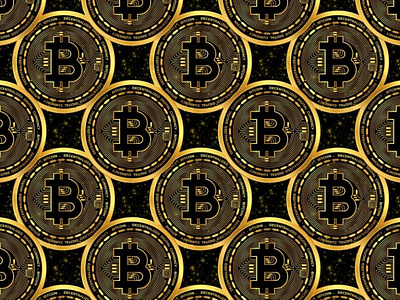 Bitcoin seamless pattern btc tshirt