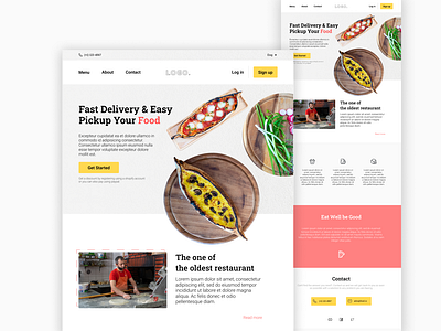 Food Landing Page