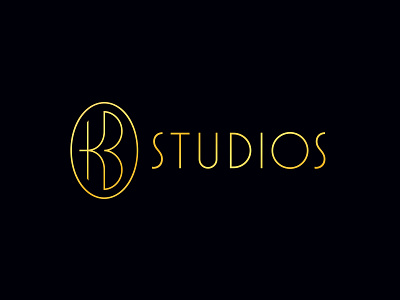 KB Studios Logo hunter oden logo luxury monogram typography wedding