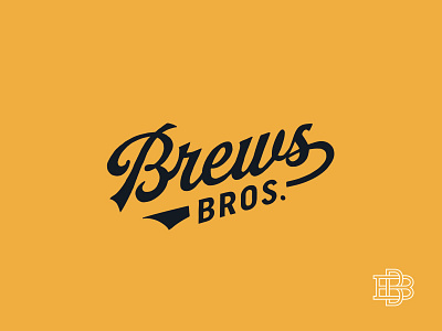 Brews Brothers Script Lockup