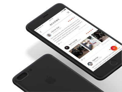 Mobile Application Review UI Sample