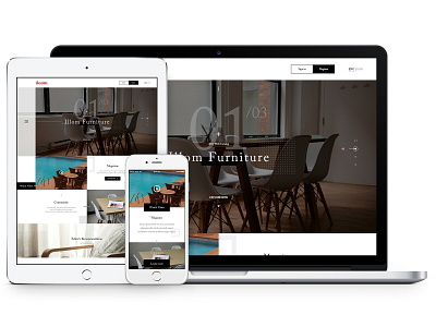 Illom furniture website renewal