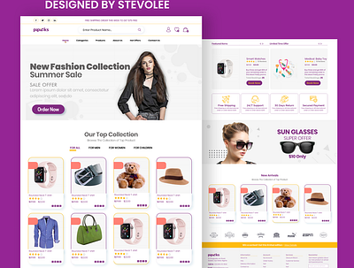 E-commerce branding graphic design logo ui
