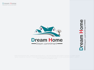 Dream Home branding design illustration logo logo design.