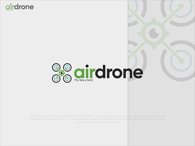 airdrone fly like a bird branding design graphic design illustration logo logo design. logo desing photography logo vector