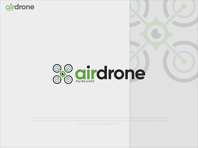airdrone fly like a bird branding design graphic design illustration logo logo design. logo desing photography logo vector