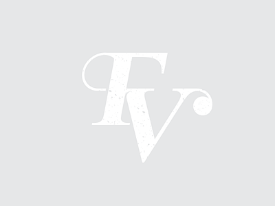 FV Initials graphicdesign initial logo initials typelogo typography