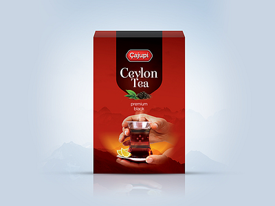 Çajupi - Ceylon Black Tea black brand ceylon design graphicdesign package premium product tea