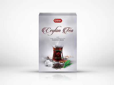 Çajupi - Ceylon Black Tea black brand ceylon design graphic package premium product tea
