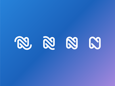 Letter N design letter n outline typography