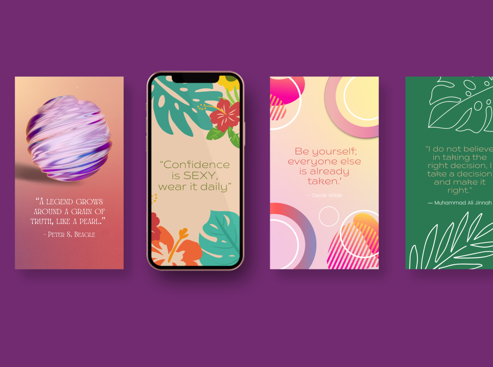 Smartphone Wallpaper Made with Canva by Ageo Studio on Dribbble