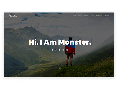 Creative personal Portfolio Template