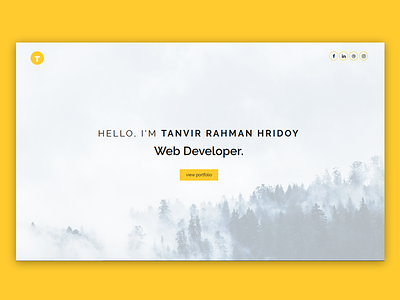 Tanvir Rahman Hridoy | Personal Website bootstrap creative designer hridoy new personal portfolio programmer resume tanvir vcard work
