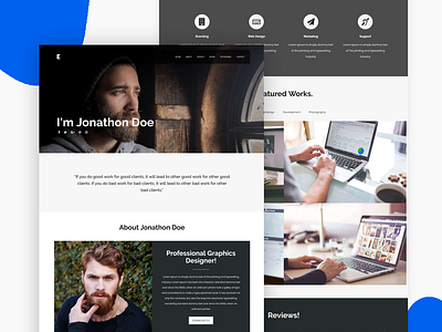 Expert Creative Personal Portfolio Template by Tanvir Rahman Hridoy on ...