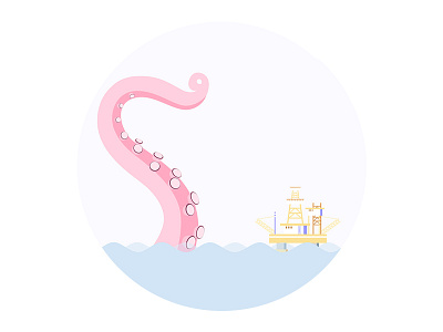A silent conversation illustration octopus