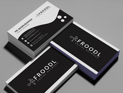 Business card branding business card design graphic design identity logo vector visiting card