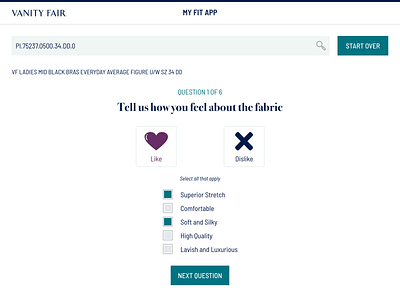 Vanity Fair: My Fit App app design landing page ui ux web web design