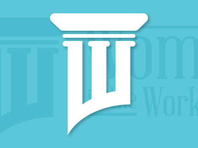 Women in the Workforce Logo branding design illustration logo