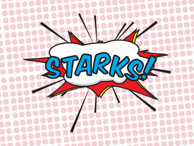 STARKS! apparel comics culture graphic design retro shirt tee tees