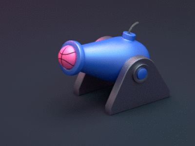 First shot arnold c4d dribbble gif render