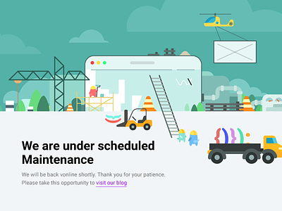 maintenance page maintenance reconstruction