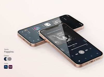 Music Player - iOS app Concept app ios mobileui ui ux